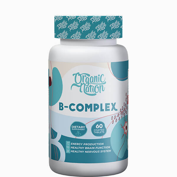 Organic Nation B-Complex Advanced Formula-60Serv.-60Tabs
