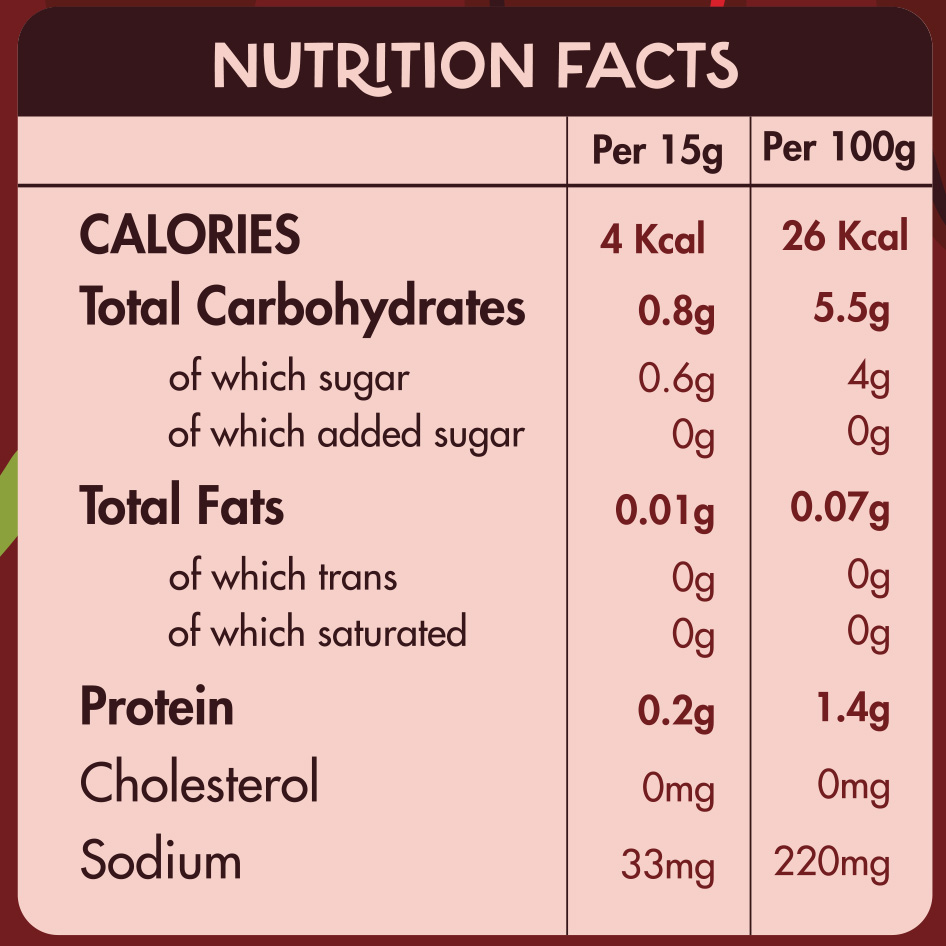 Organic Nation Guilt Free Hot Barbecue Zero Added Sugar -350Ml