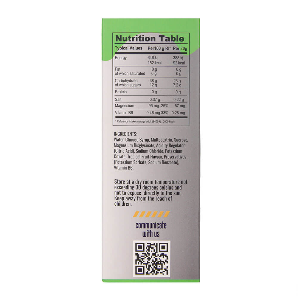 Building Blox Lyte Speed Electrolyte Gel 10Serv.-300G.-Tropical Fruit Flavor