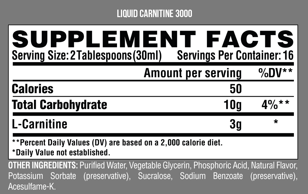 Nutrex Liquid Carnitine 3000-16Serv.-473Ml-Cherry Lime