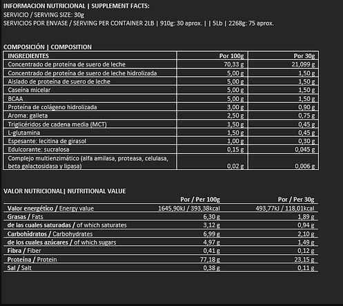 Big Man Multi Phase Whey-75 Serv.-2.26KG.-Strawberry Banana