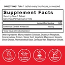 Force Factor Caffeine 200Mg-100Serv.-100Tablets