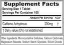 Evl Caffeine 200Mg -100Serv.-100Tablets