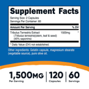 Nutricost Tribulus 1500MG.-60Serv.-120Capsules.