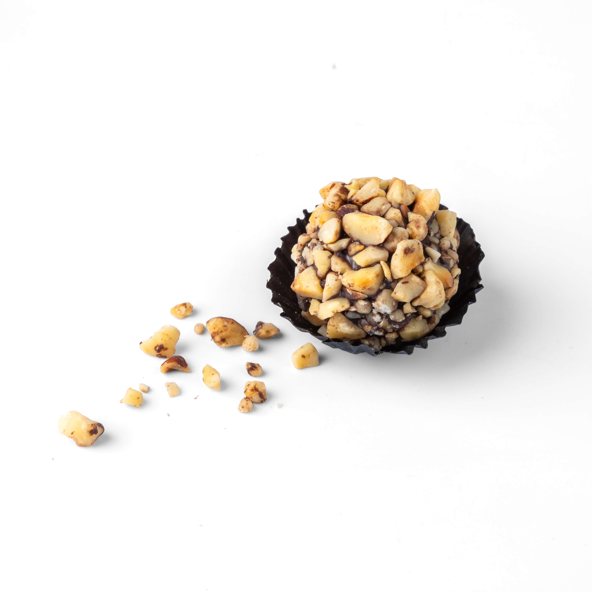 Organic Nation Whey Truffles-Dark Chocolate With Hazelnuts-54G.-3Truffles