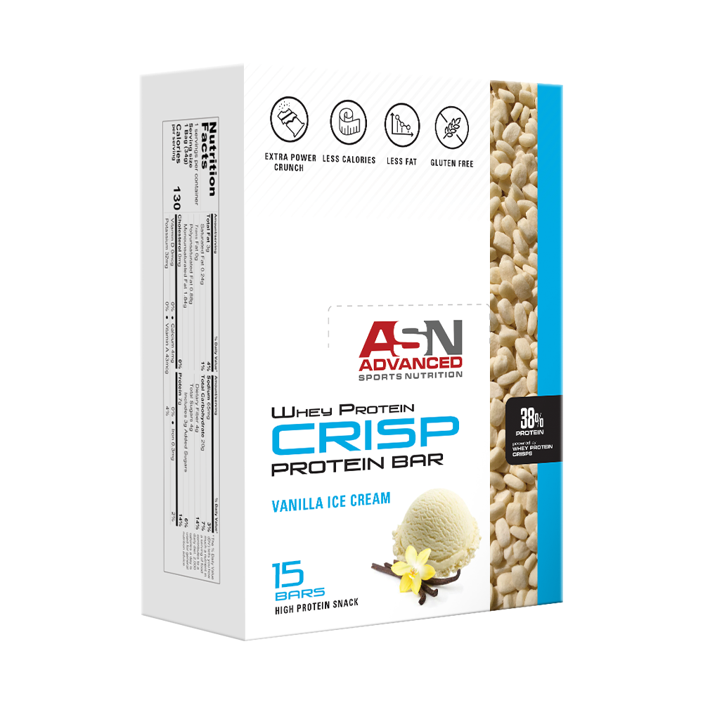 ASN Advanced Crisp Protrin Bar-42G-Vanilla Ice Cream