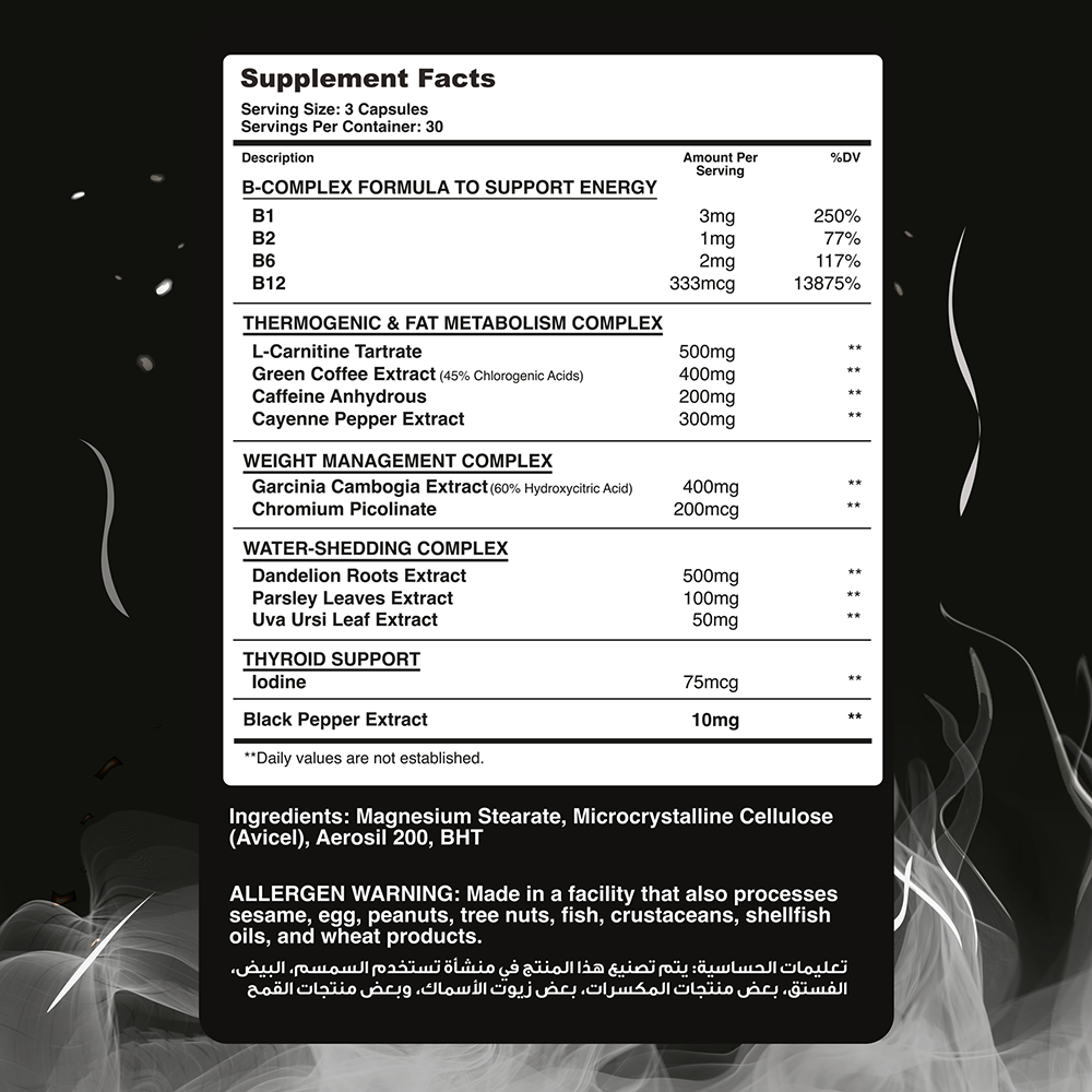 Muscle Add-Black Burn 5.0-30Serv-90Capsules