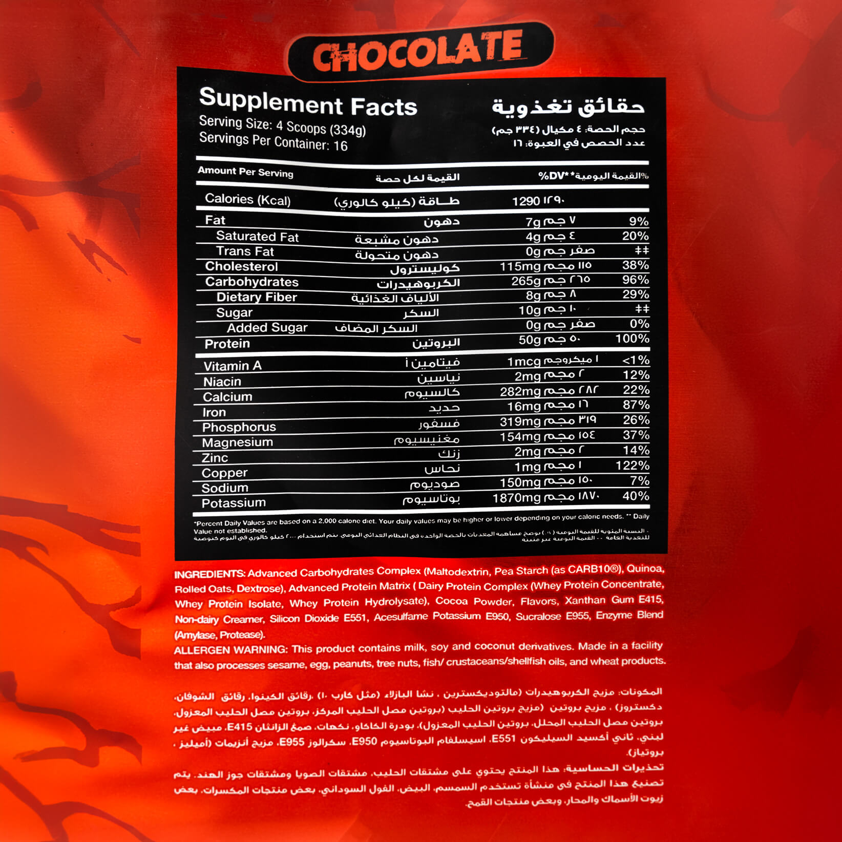 Big Ramy Labs Big Mass 16Serv-5443G-Chocolate