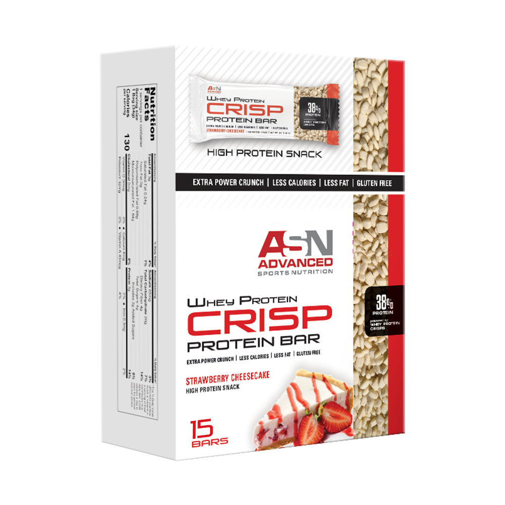 ASN Advanced Crisp Protrin Bar-42G-Strawberry Cheesecake