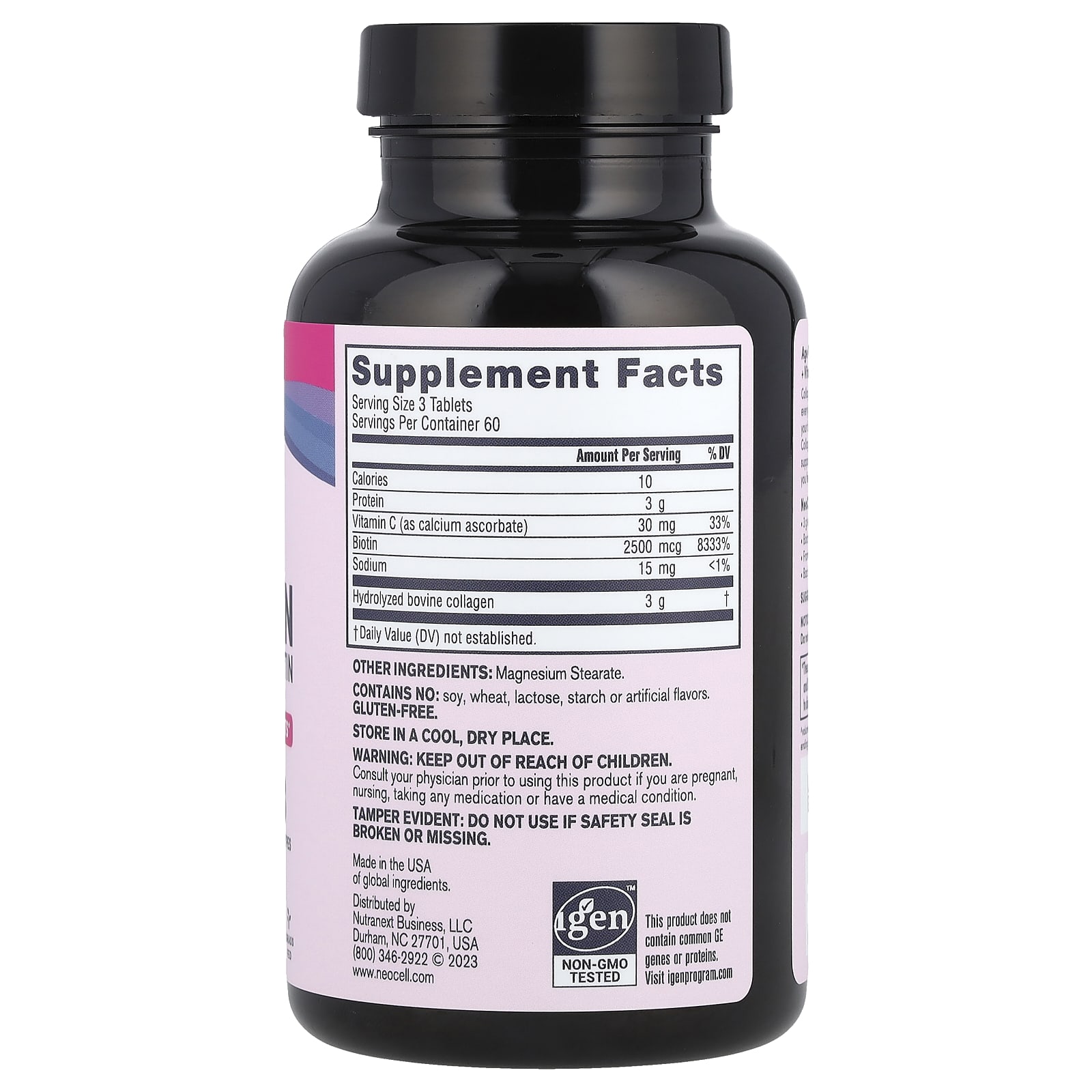 Neocell Super Collagen+Vitamin C&amp;Biotin 60Serv.-180Tablets