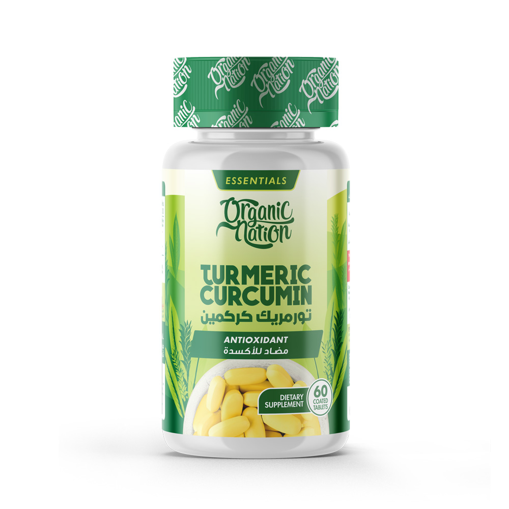 Organic Nation Turmeric Curcumin+ 1000-60Serv.-60Tablets