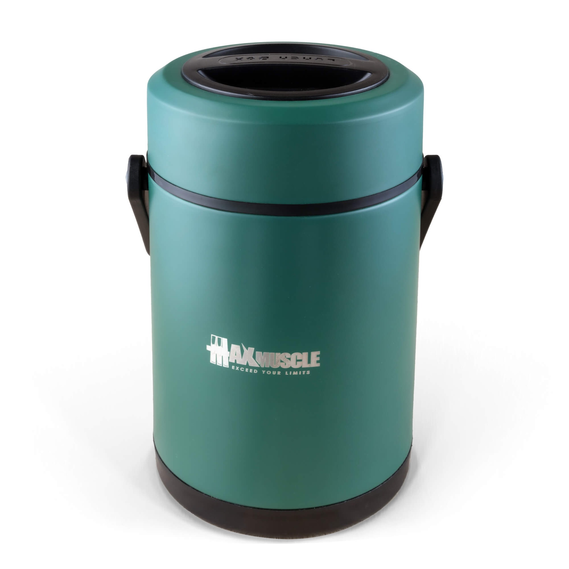 Max Muscle Stainless Steel-Lunch Box Vacuum insulated-2L- Green