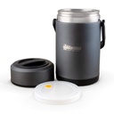 Max Muscle Stainless Steel-Lunch Box Vacuum insulated-2L-Black