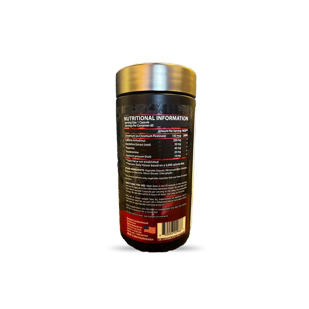 Nutrex Research Lipo 6 Black Ultra Concentrate -60Serv-60Capsules