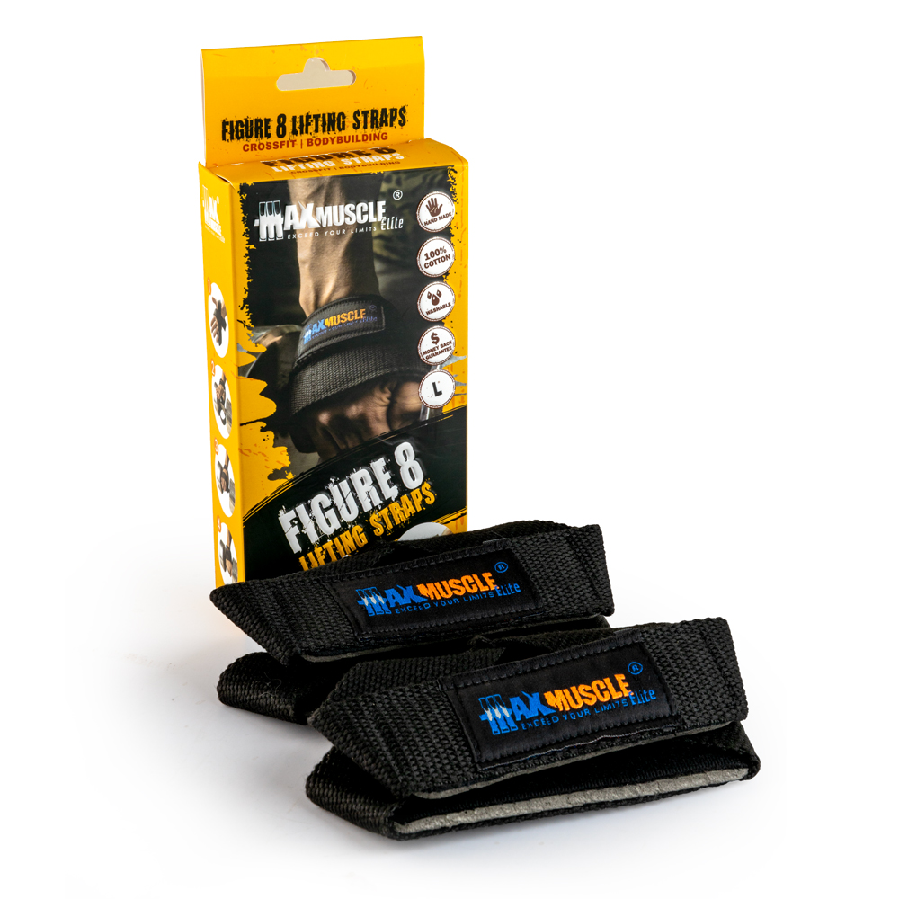 Max Muscle Figure 8 lifting Straps-XL