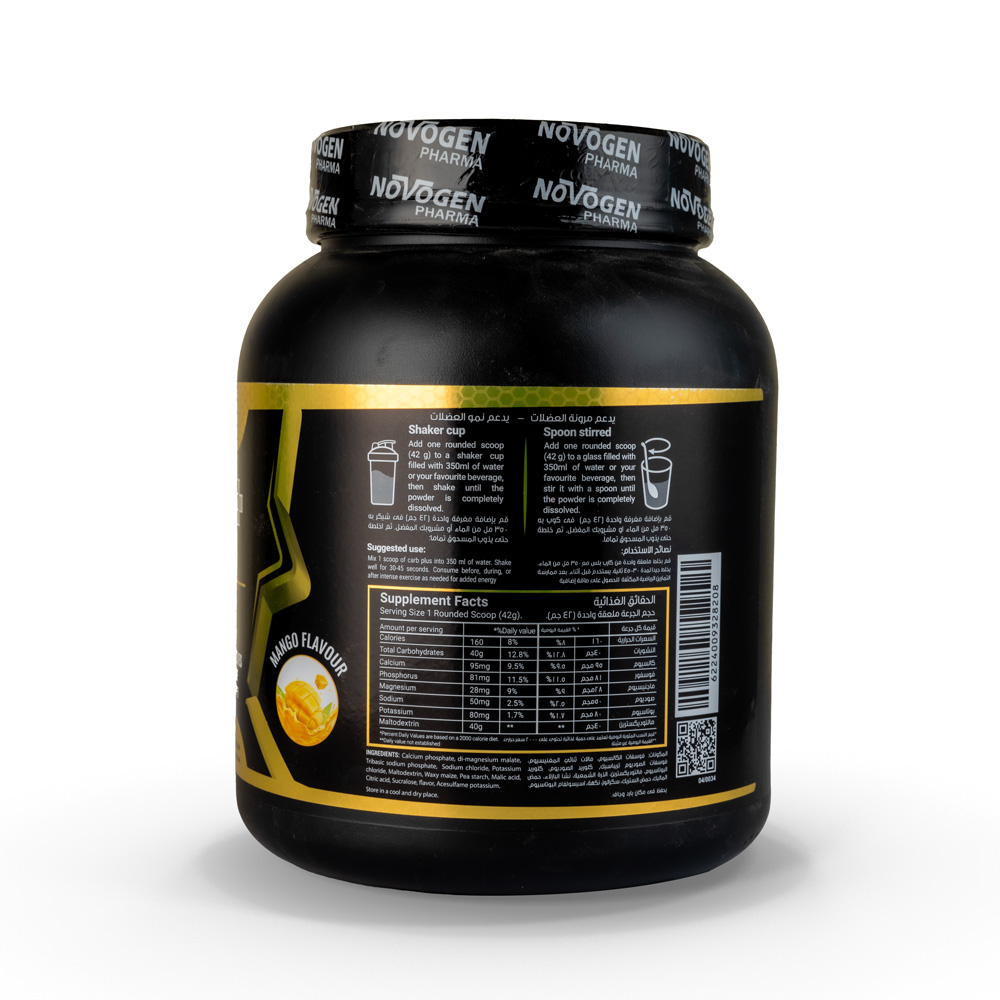 Novogen Pharma Carb+-25Serv.- 1050G.- Mango