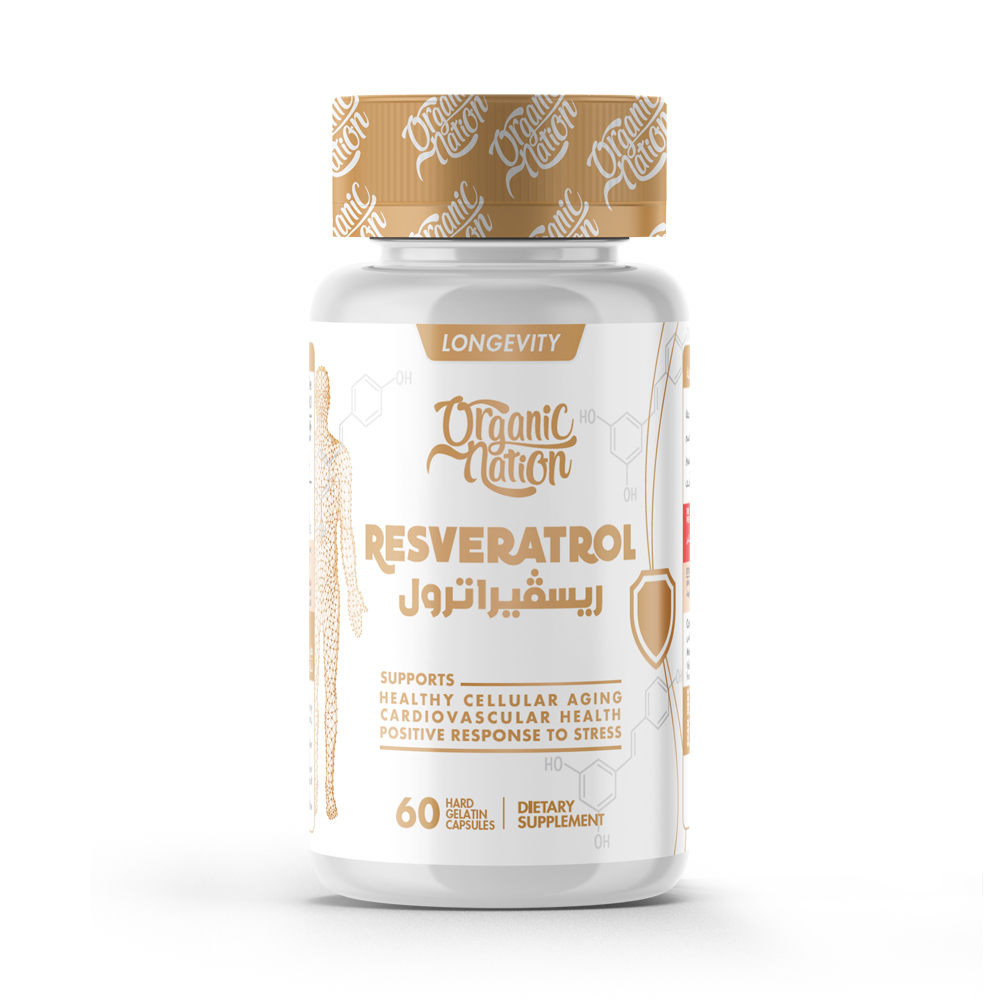 Organic Nation Resveratrol 60Serv.-60Capsules