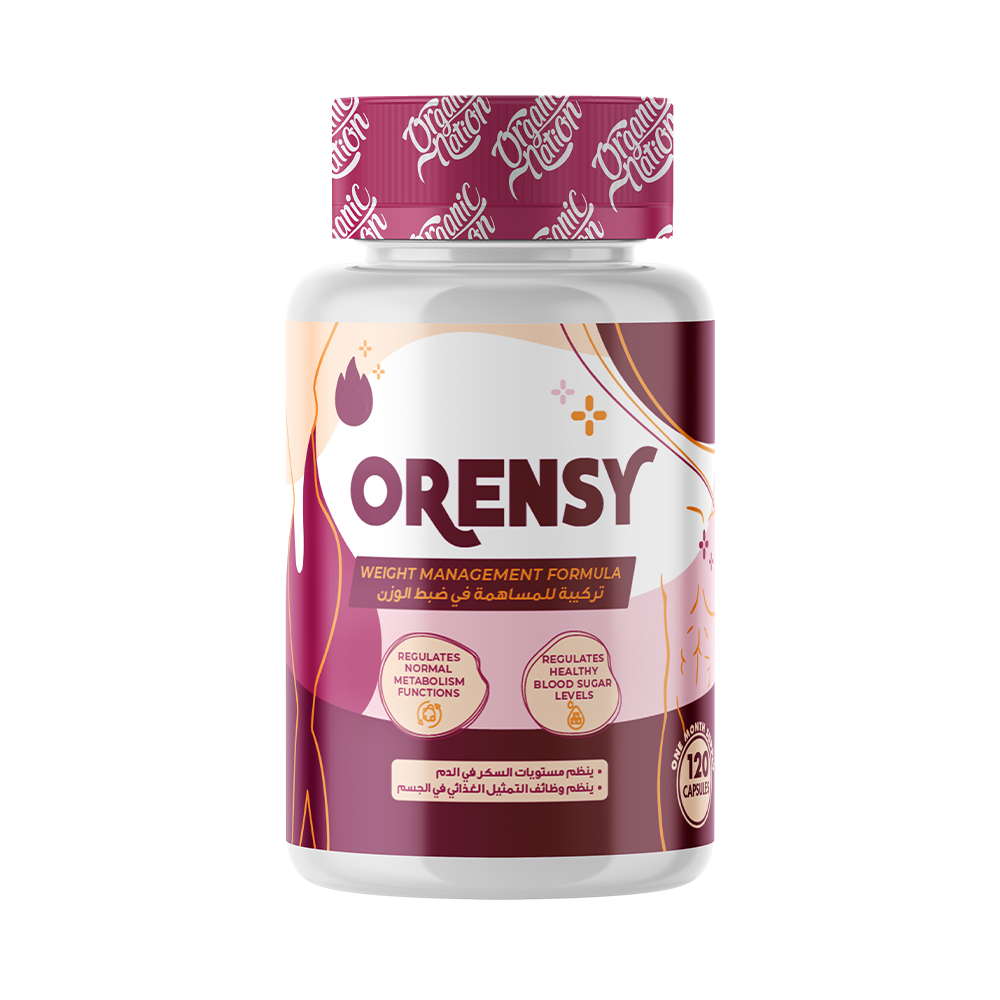 Organic Nation Orensy Weight Management Formula-60Serv.-120 Capsules