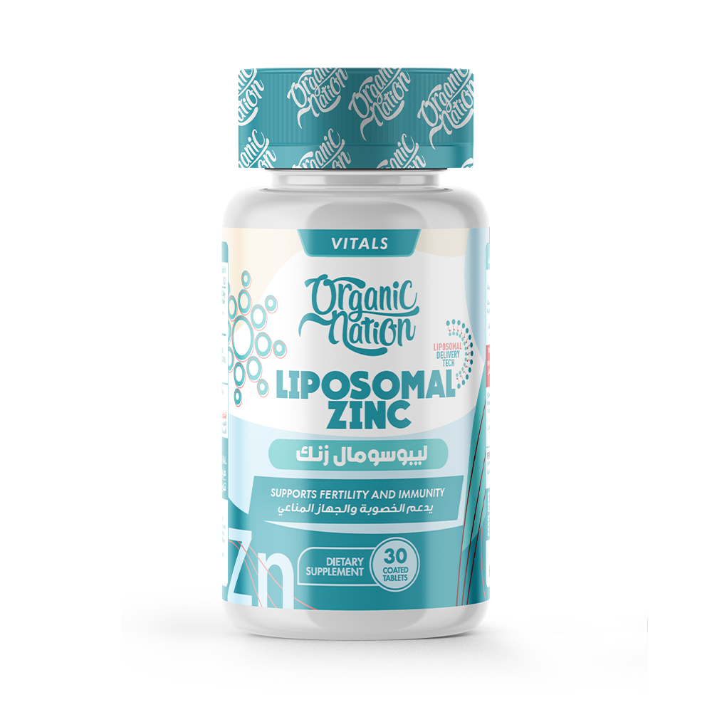 Organic Nation Liposomal Zinc Gluconate-30Serv.-30Tablets