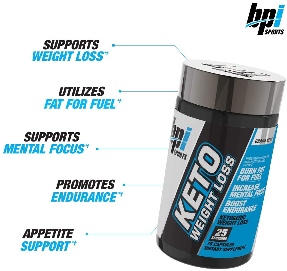 Bpi Sports Keto Weight Loss-25Serv.-75Caps.