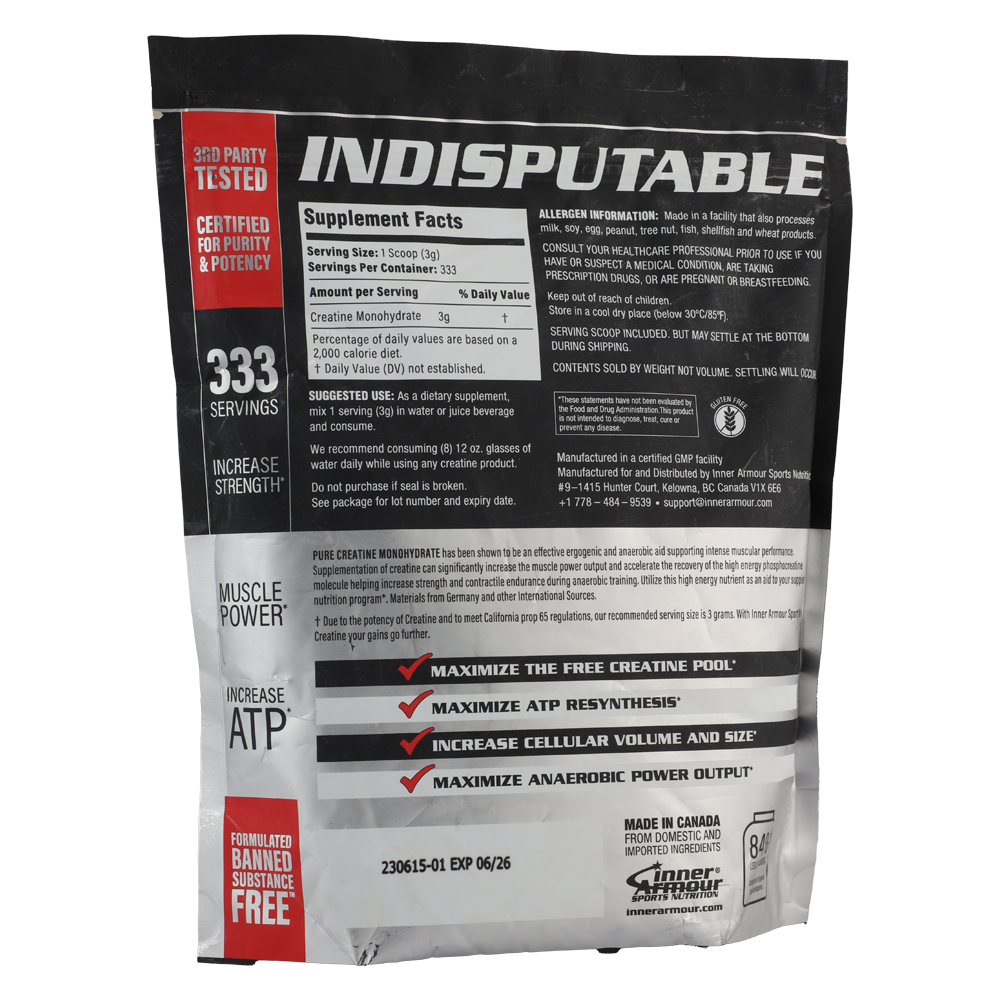 Inner Armor  Sports nutrition Creatine Monohydrate-333Serv-1000G