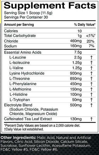 Rule One Essential Amino 9 + Energy-30Serv.-345G-Blue Razz Lemonade
