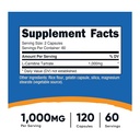 Nutricost  L-Carnitine Tartrate 1000 MG-60 Serv -120 Capsules