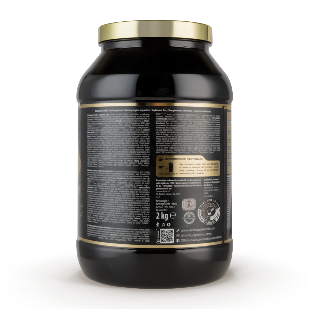 Kevin Levrone Black Line Anabolic Iso Whey-66Serv-2KG-Chocolate