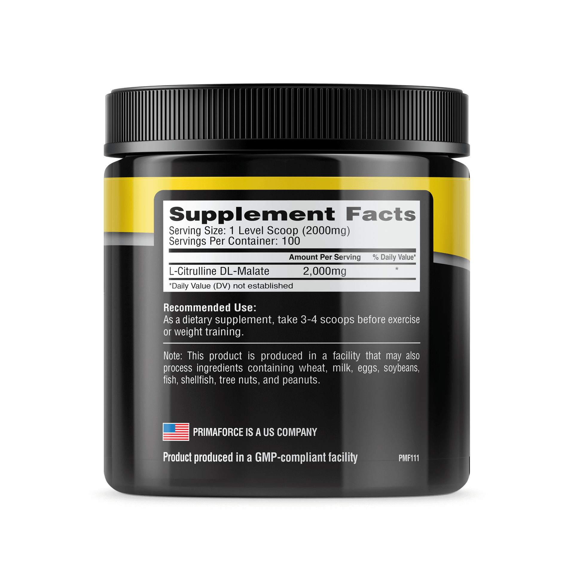 Prima Force Citrulline Malate-100Serv.-200G