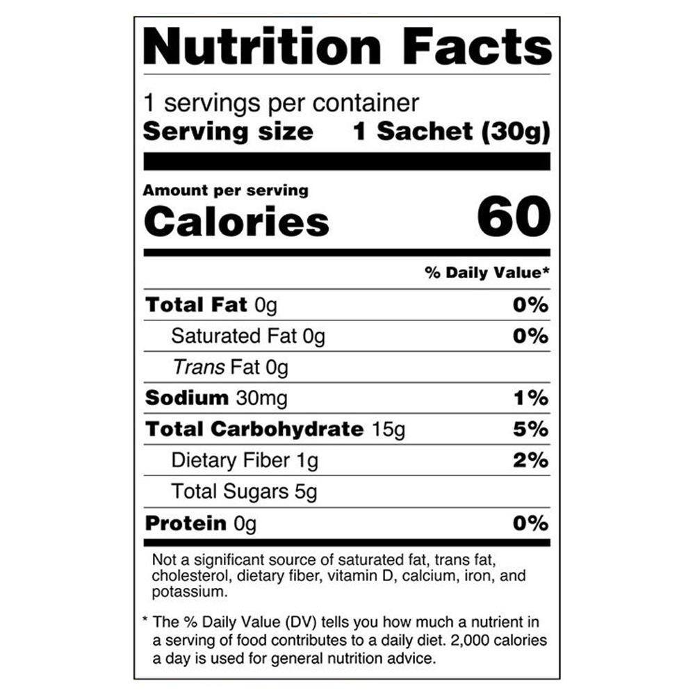 Carbon Nutrition Energy Gel-30G- Lemon &amp; Lime