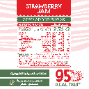 Organic Nation Guilt Free 95% Real Fruit Strawberry Jam-190Gm