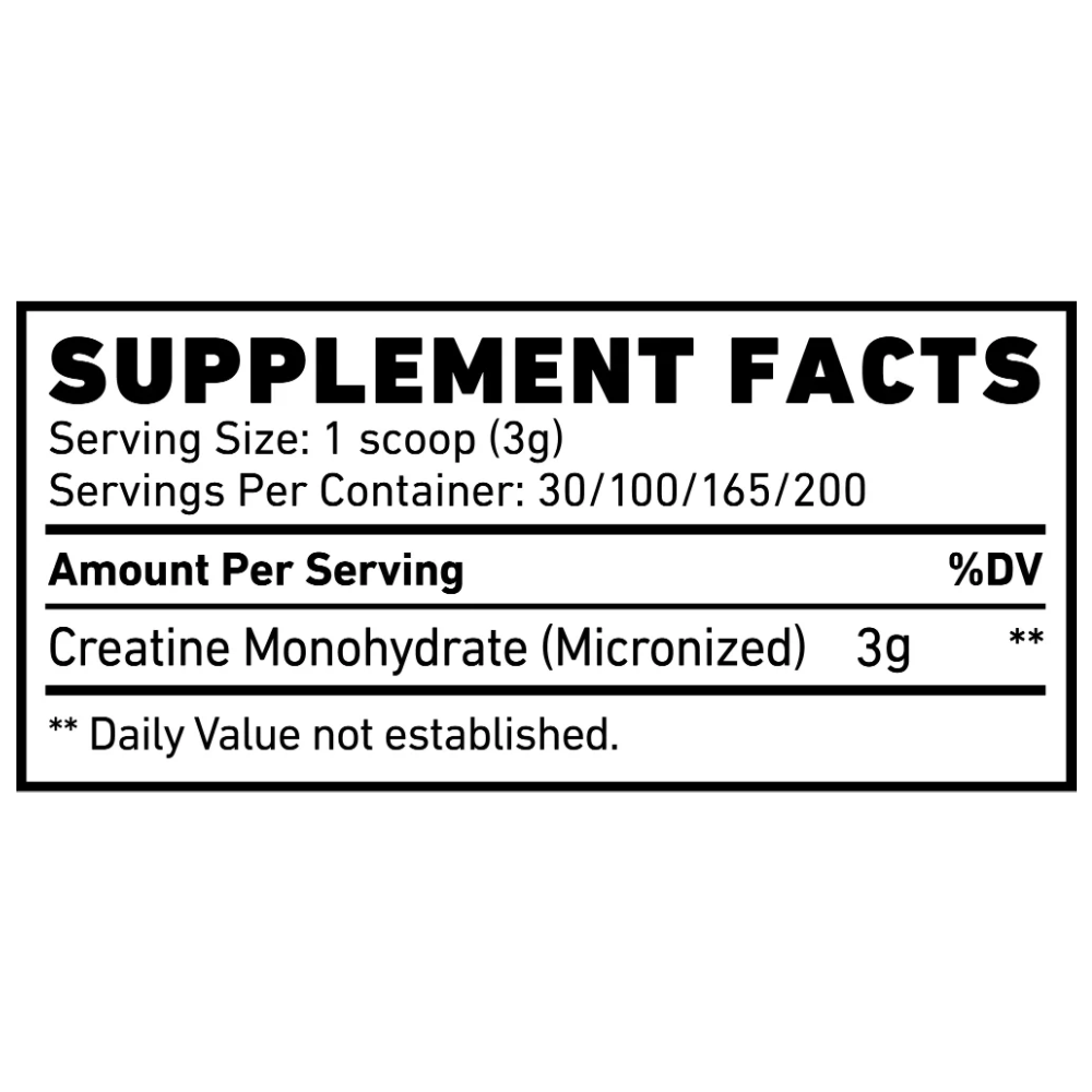 Skeleton Nutrition Creatine Monohydrate 30Serv.-90G.-Unflavored