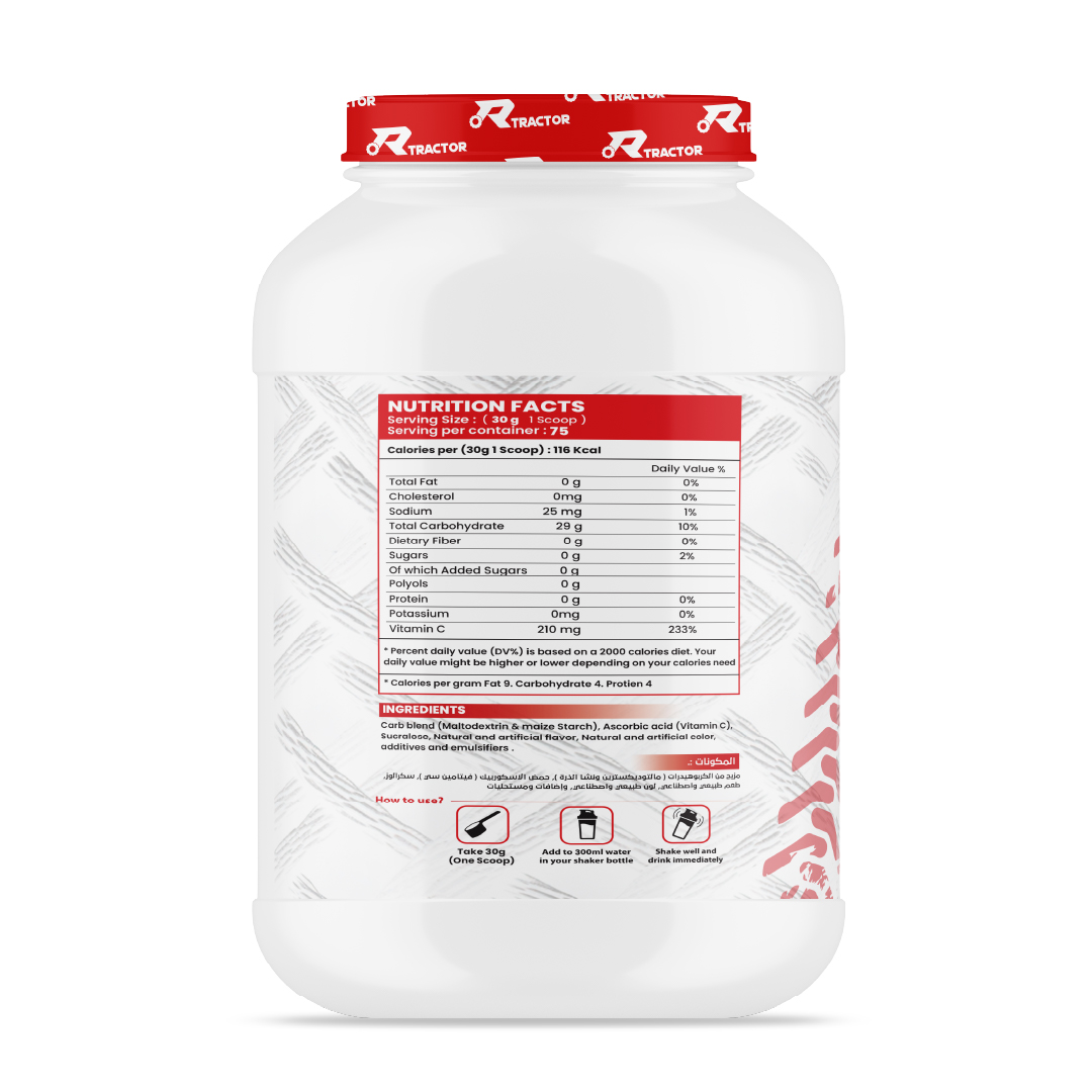 Tractor Nutrition CARB-75Serv.-2.25Kg-Lemon Mint