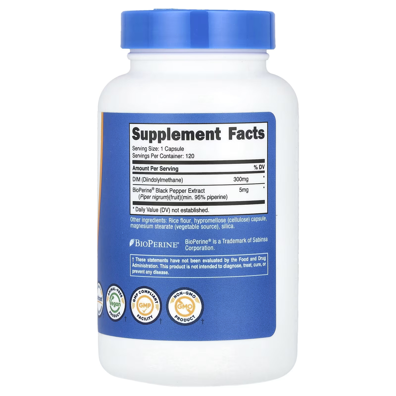 Nutricost DIM 300mg.-120Caps