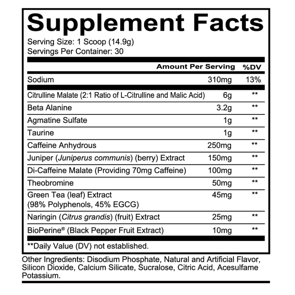Redcon1 Total War Preworkout-30Serv.-468G-Vice City