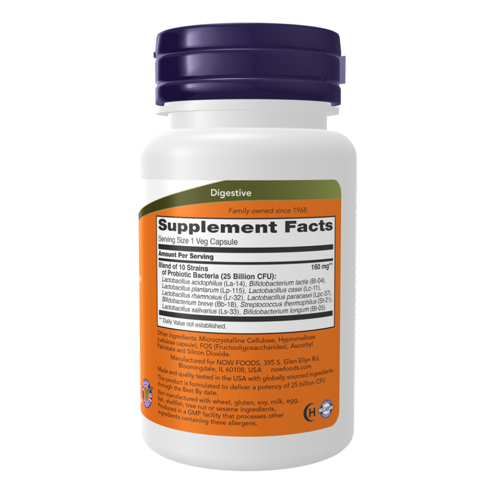 Now Foods Probiotic-10, 25Billion-30Serv.-30Veg. Caps