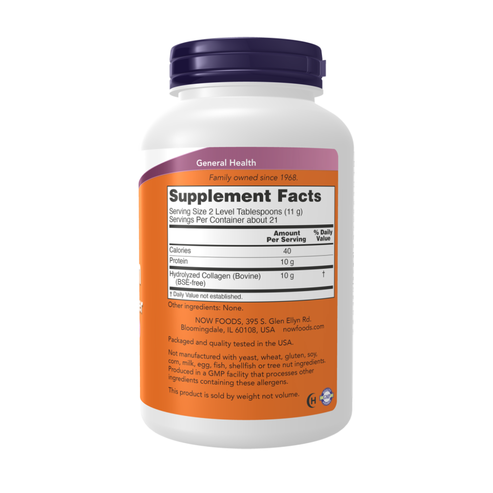 Now Foods Collagen Peptides Powder Joint And Bone Health-21Serv.-227G