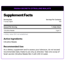 Farah Secrets Citrulline Malate-100Serv.-300G