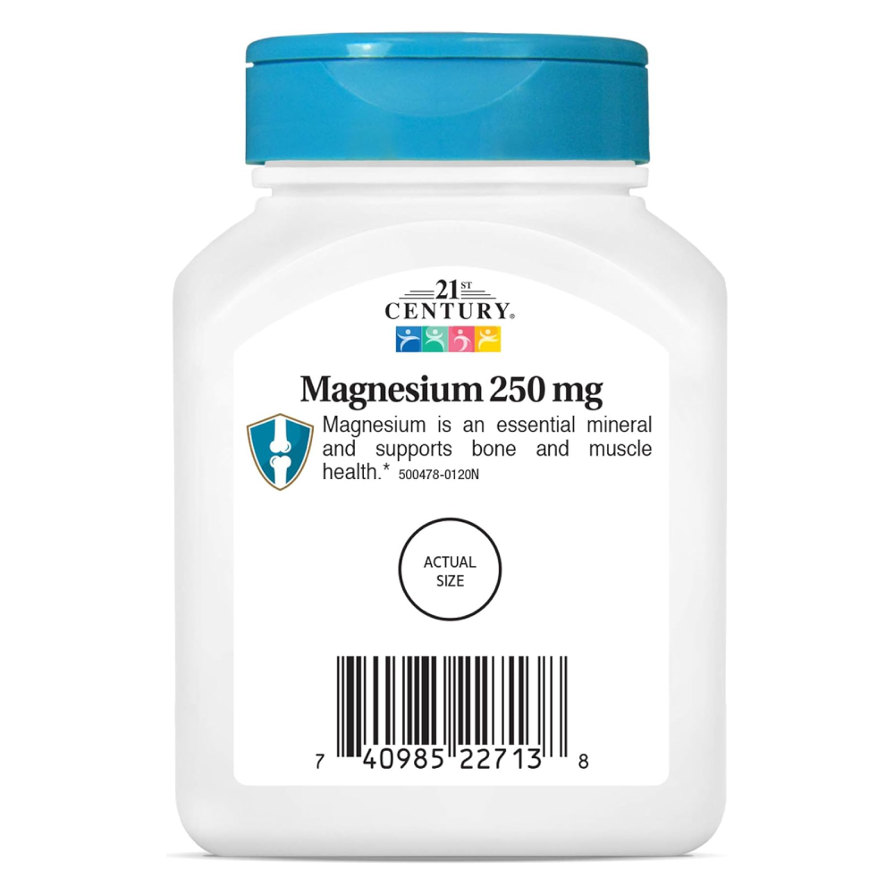 21st Century Magnesium 250mg-110Serv.-110Tablets