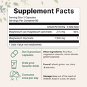 Micro Ingredients Magnesium Glycinate 1.500MG.-240Caps