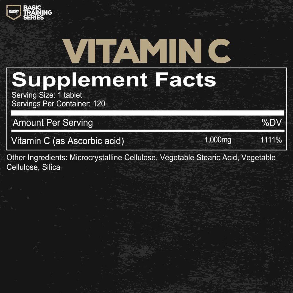 Redcon1 Vitamin C 1000mg-120Serv.-120Tabs.