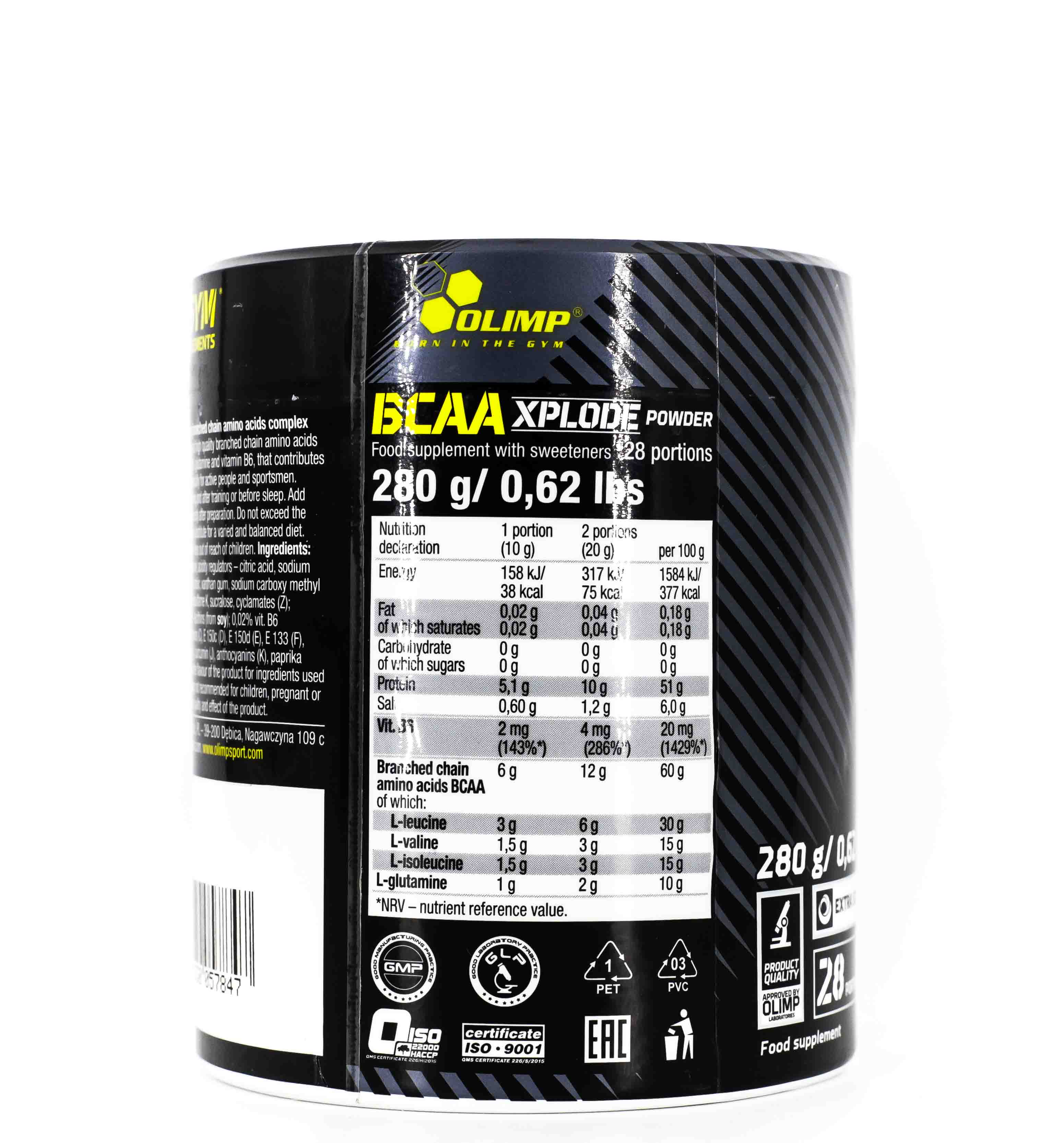 Olimp Sport Nutrition BCAA Xplode Powder-28Serv.-280G-Lemon