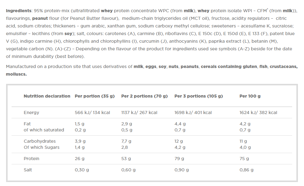 Olimp Sport Nutrition Whey Protein Complex-51Serv.-1800G-Tiramusu