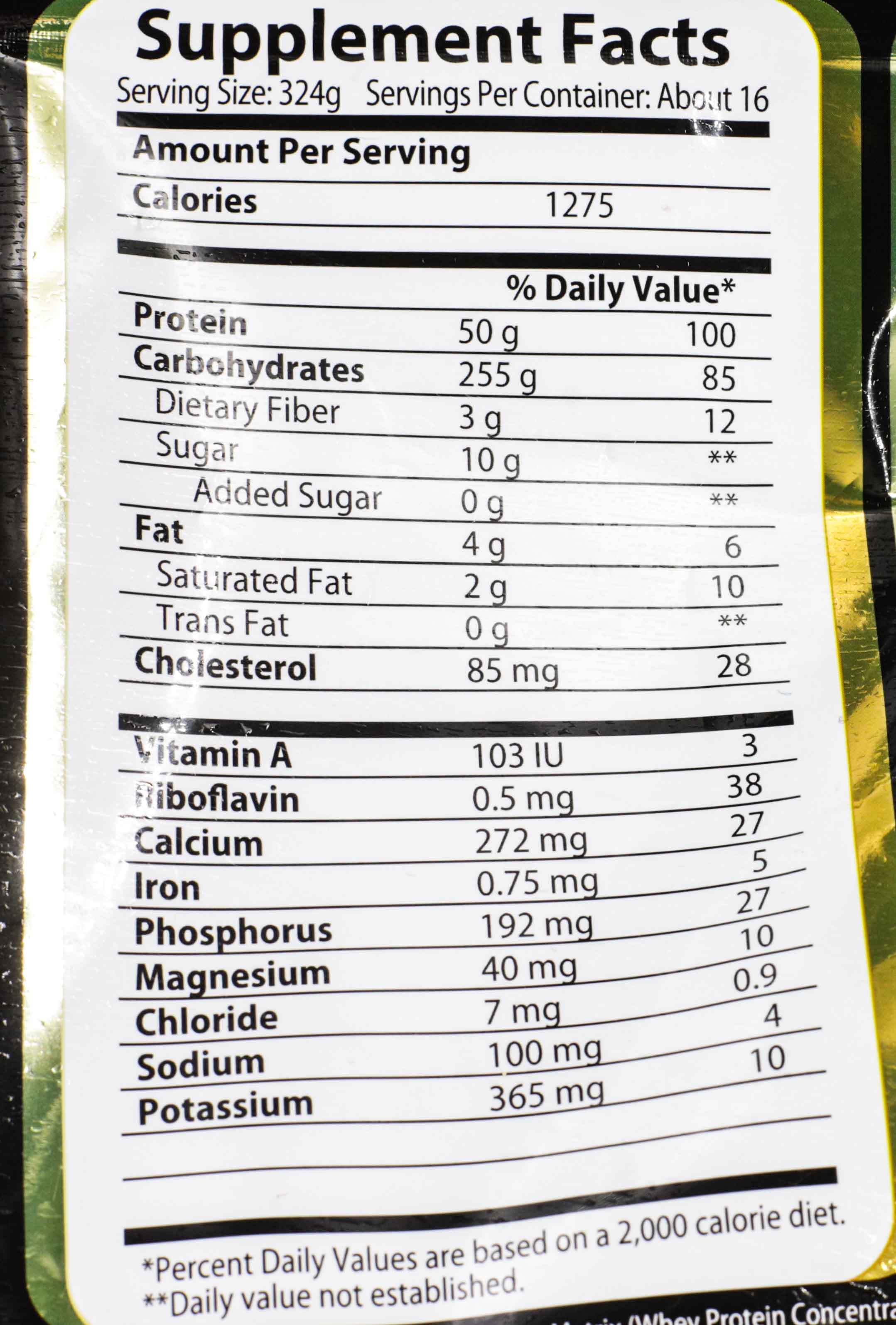 Challenger Nutrition Thunder gain-16Serv.-5.443G-chocolate