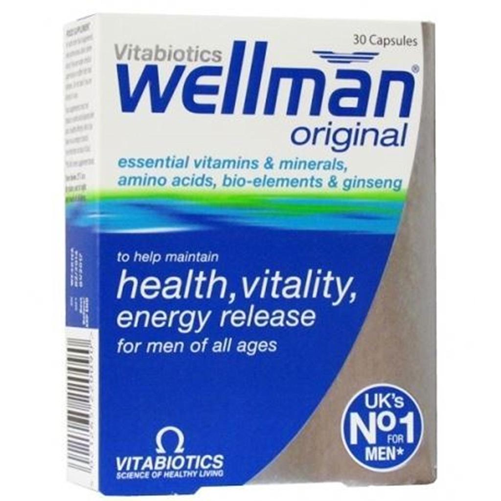[5021265220090] Vitabiotics Wellman Original-30Serv.-30Caps.