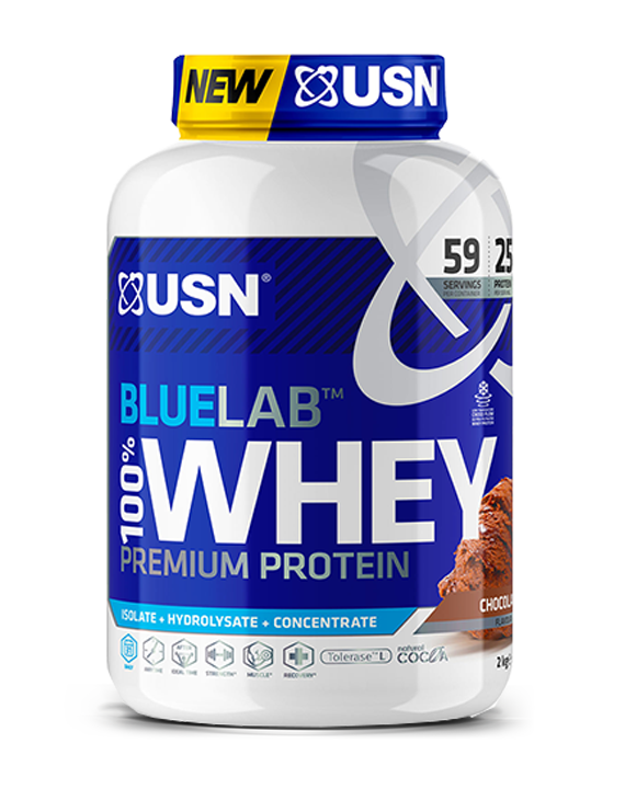 [6009544910695] USN BlueLab Whey-59Serv.-2KG-Chocolate
