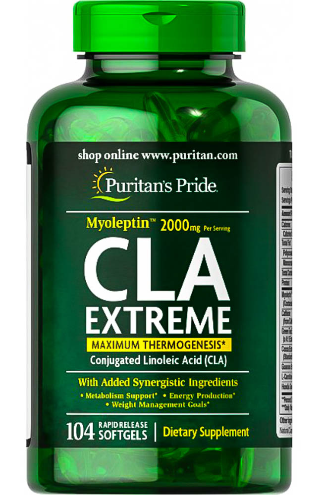 [025077179480] Puritan's Pride CLA Extreme 2000MG-52Serv.-104Soft Gels