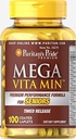 [025077102709] Puritan's Pride MEGA Vita Min-50Serv.-100Caplets