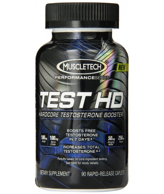[631656604092] Muscletech Performance Series Test HD Hardcore Testosterone booster-90Serv-90Caps.