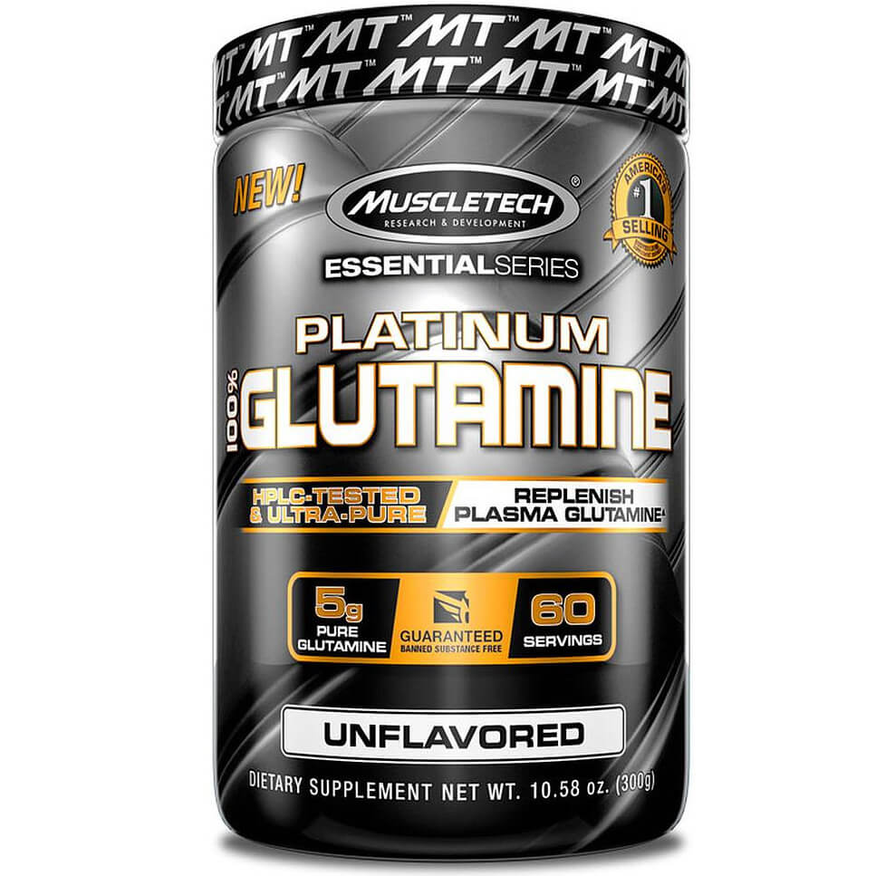 [631656705706] Muscletech Platinum Glutamine-60Serv.-300G